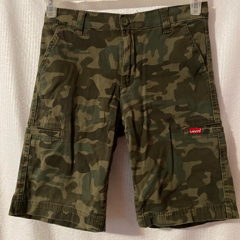 Levi's Green Camouflage Shorts